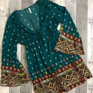 Xhilaration dress - green / multi color